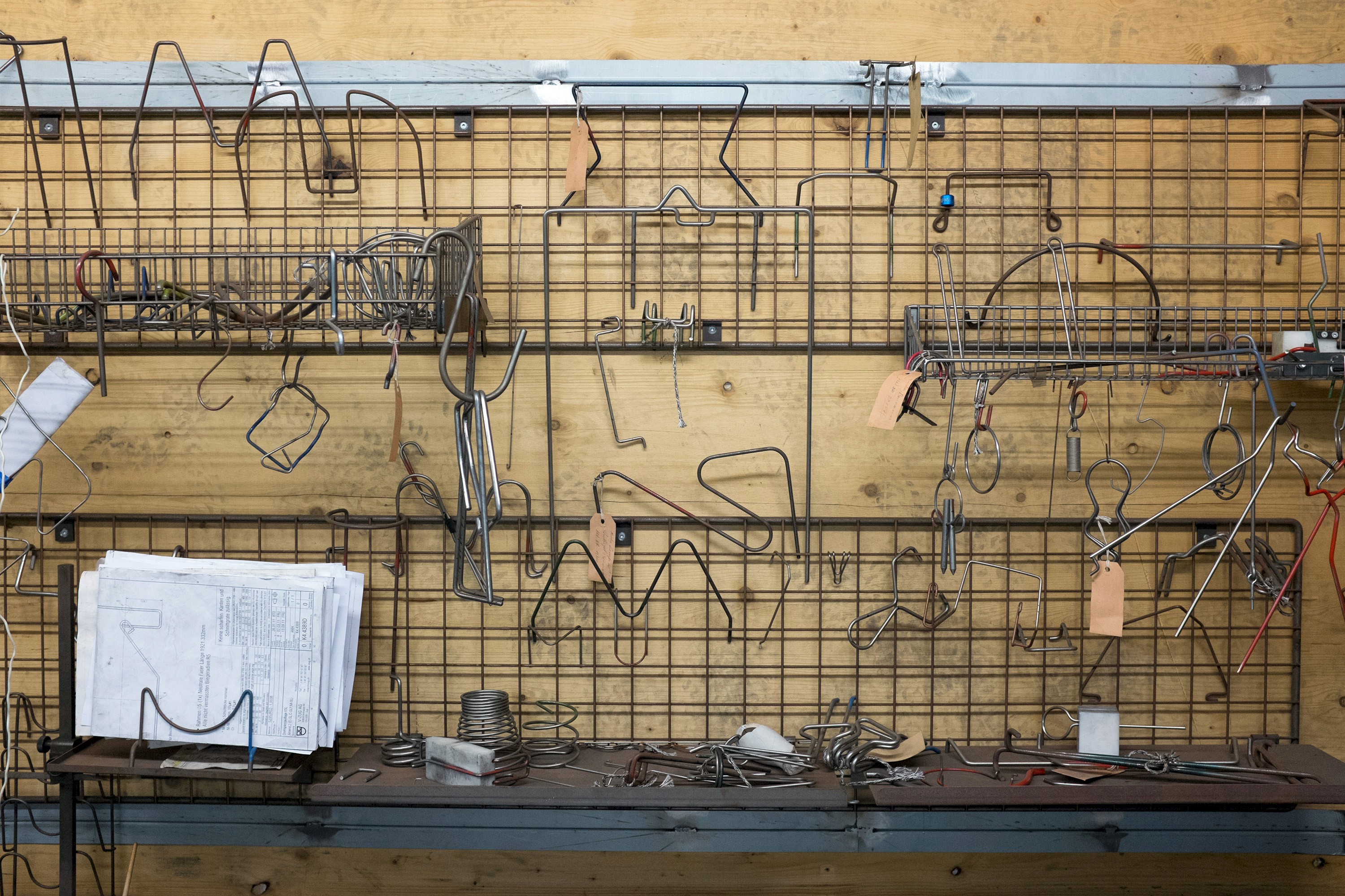 Michael Kennedy, Profilpress am 26. April 2016, Material- und Fertigungsmuster zur Drahtbiegemaschine, ©VID/ZHDK 2016